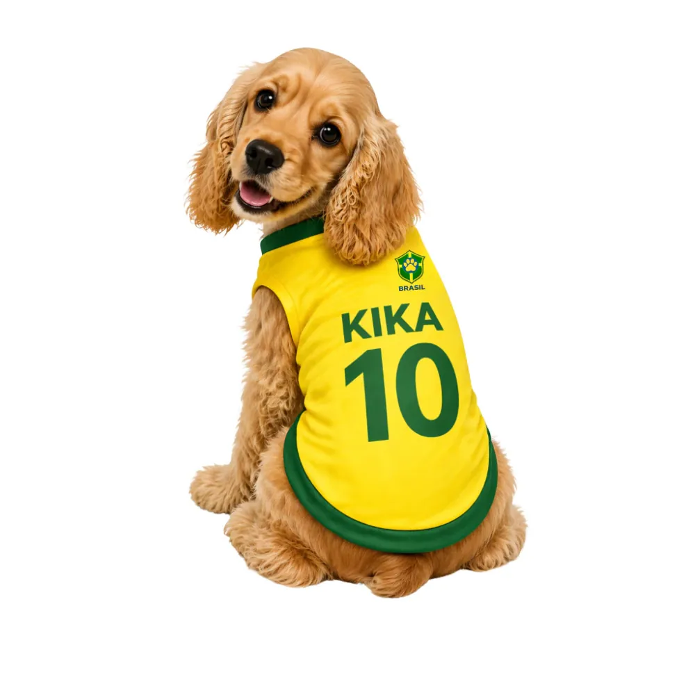 Camisa da Seleção personalizada para pet — foto 2
