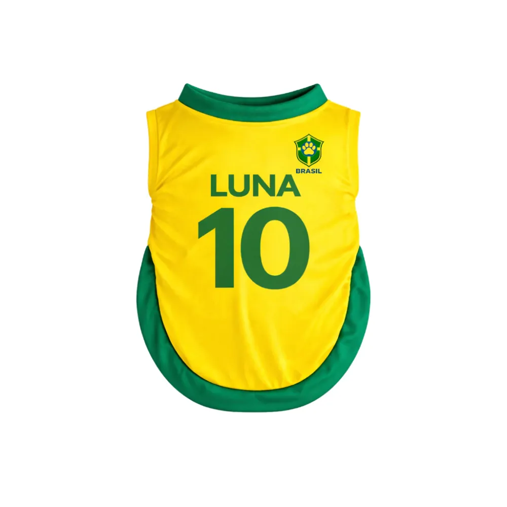 Camisa da Seleção personalizada para pet — foto 3